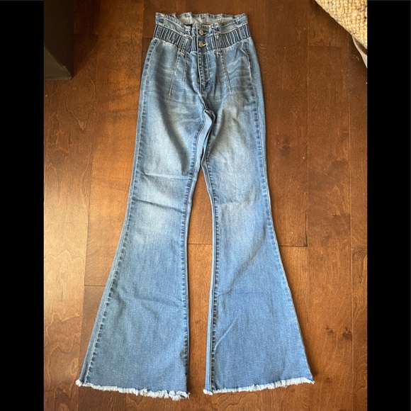 Uniq by LITZ Wide leg, High rise jeans! - Picture 1 of 5